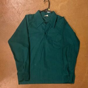 Classic Teal Button Down Shirt